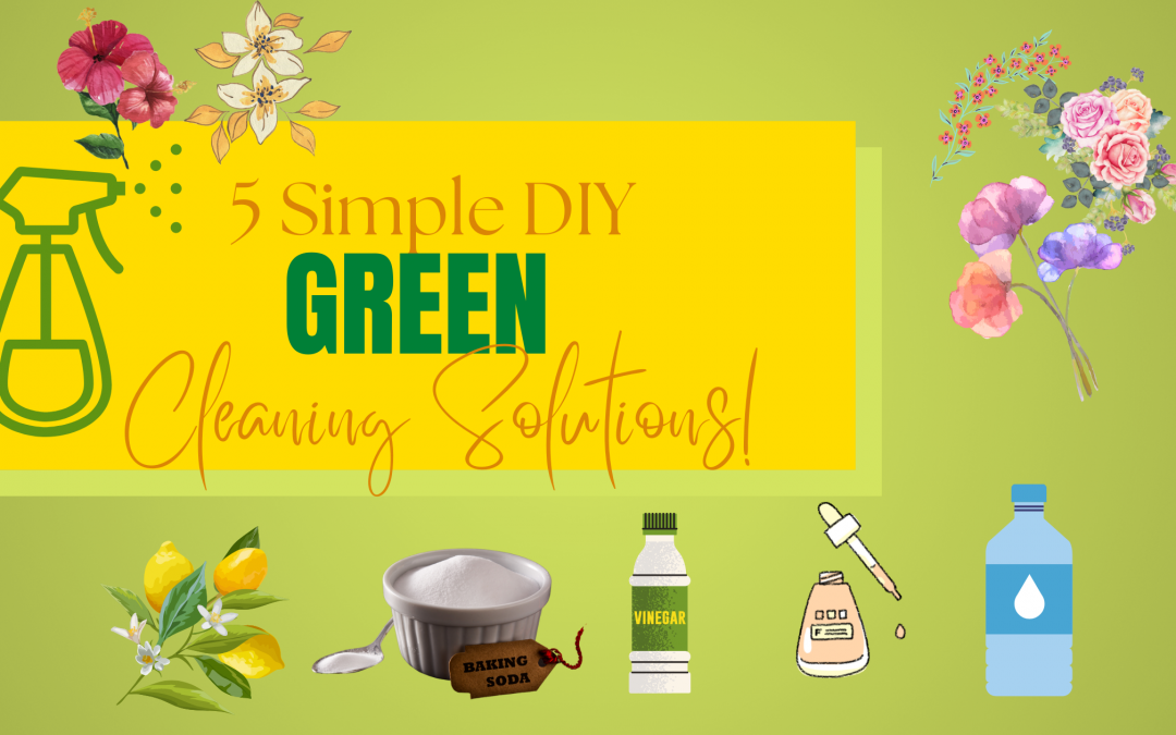 Clean the Natural Way with these 5 Simple DIY Solutions for your Home!